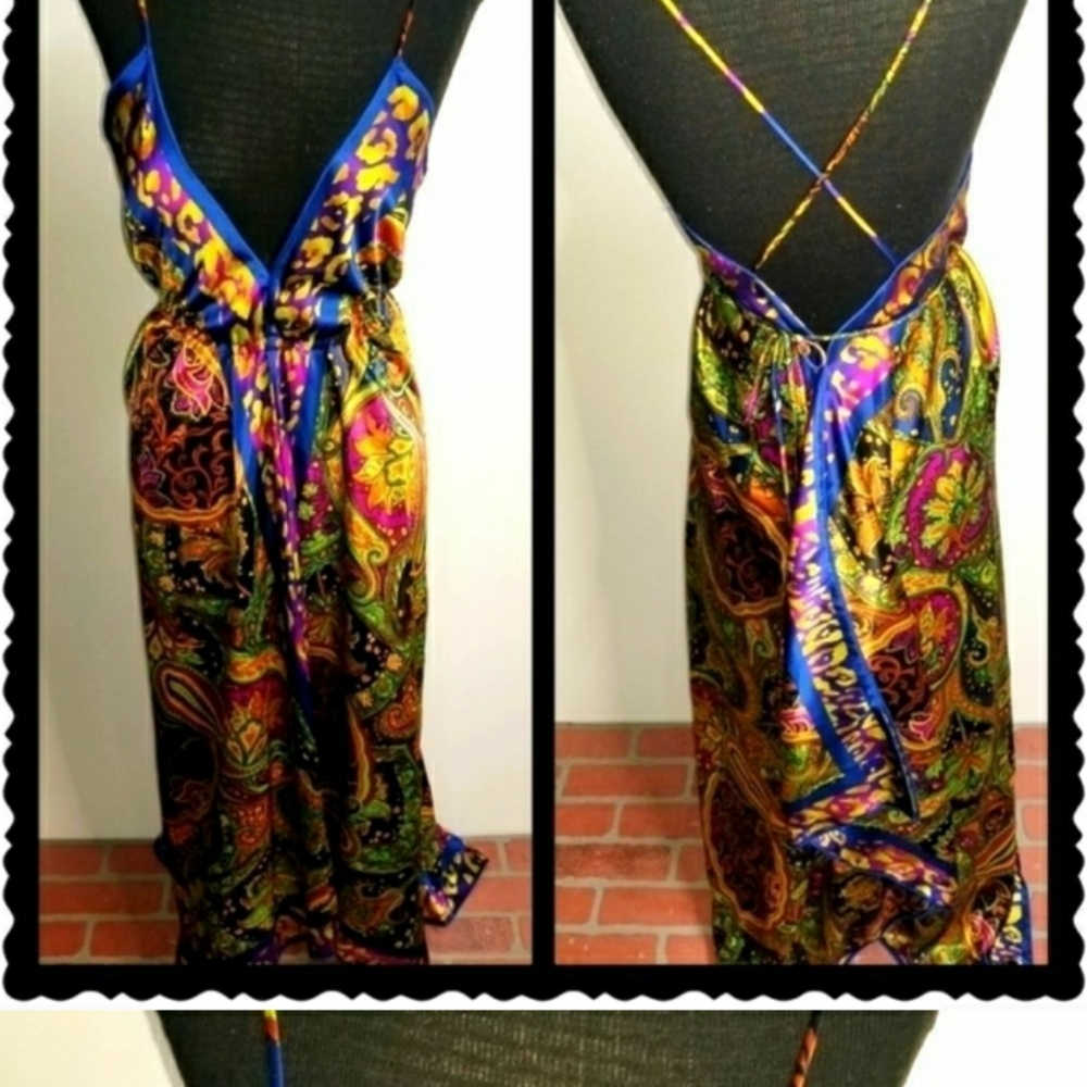 Hankerchief Dress.  Great to show off your tan.  Beautiful Colors For The Cruise